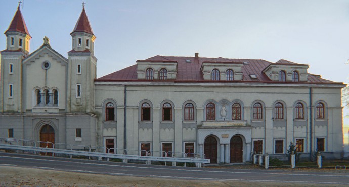 Collegium Marianum w Wadowicach - zbliżenie