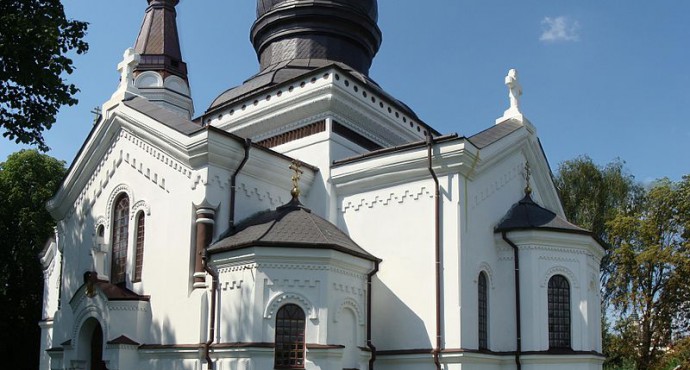 Cerkwi Narodzenia Najświętszej Maryi Panny we  Włodawie - zbliżenie