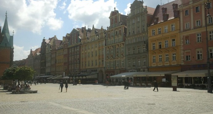 Stare Miasto - Wrocławski rynek i Ratusz  - zbliżenie