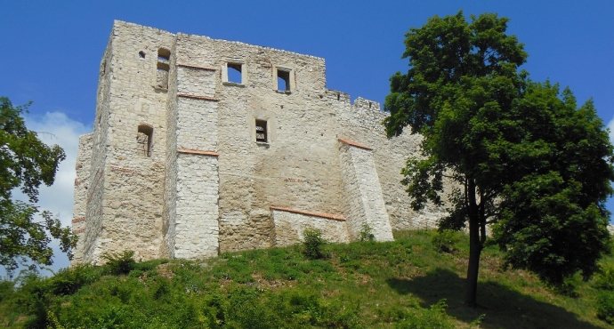 Ruiny zamku w Kazimierzu Dolnym - zbliżenie