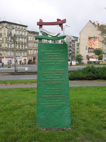 Pomnik Bohaterów Powstania Węgierskiego - zbliżenie